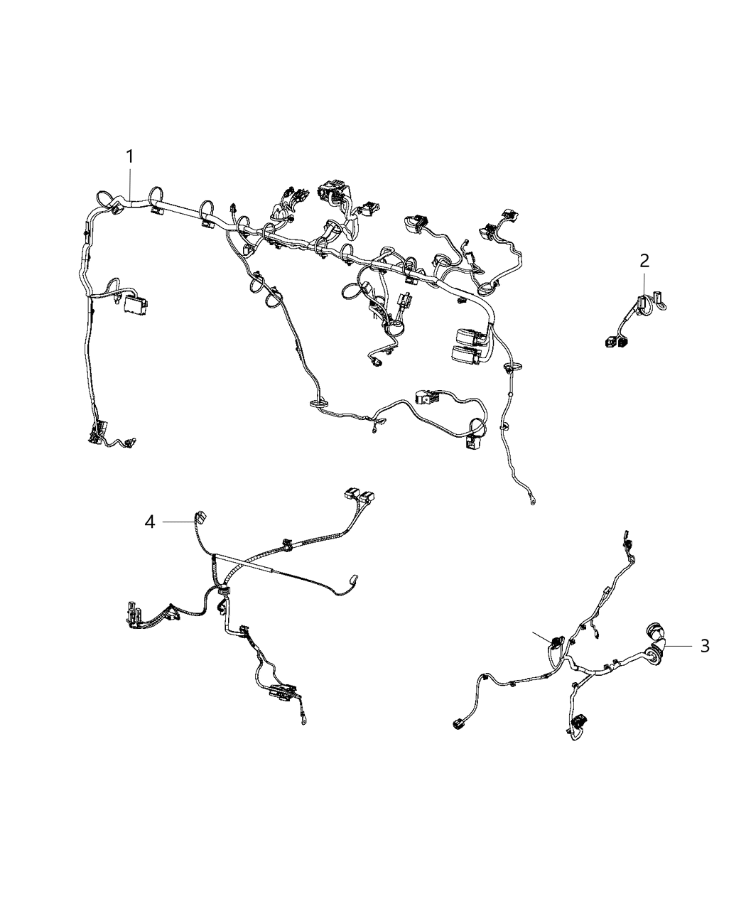 Mopar 68348163AA Wiring-Instrument Panel