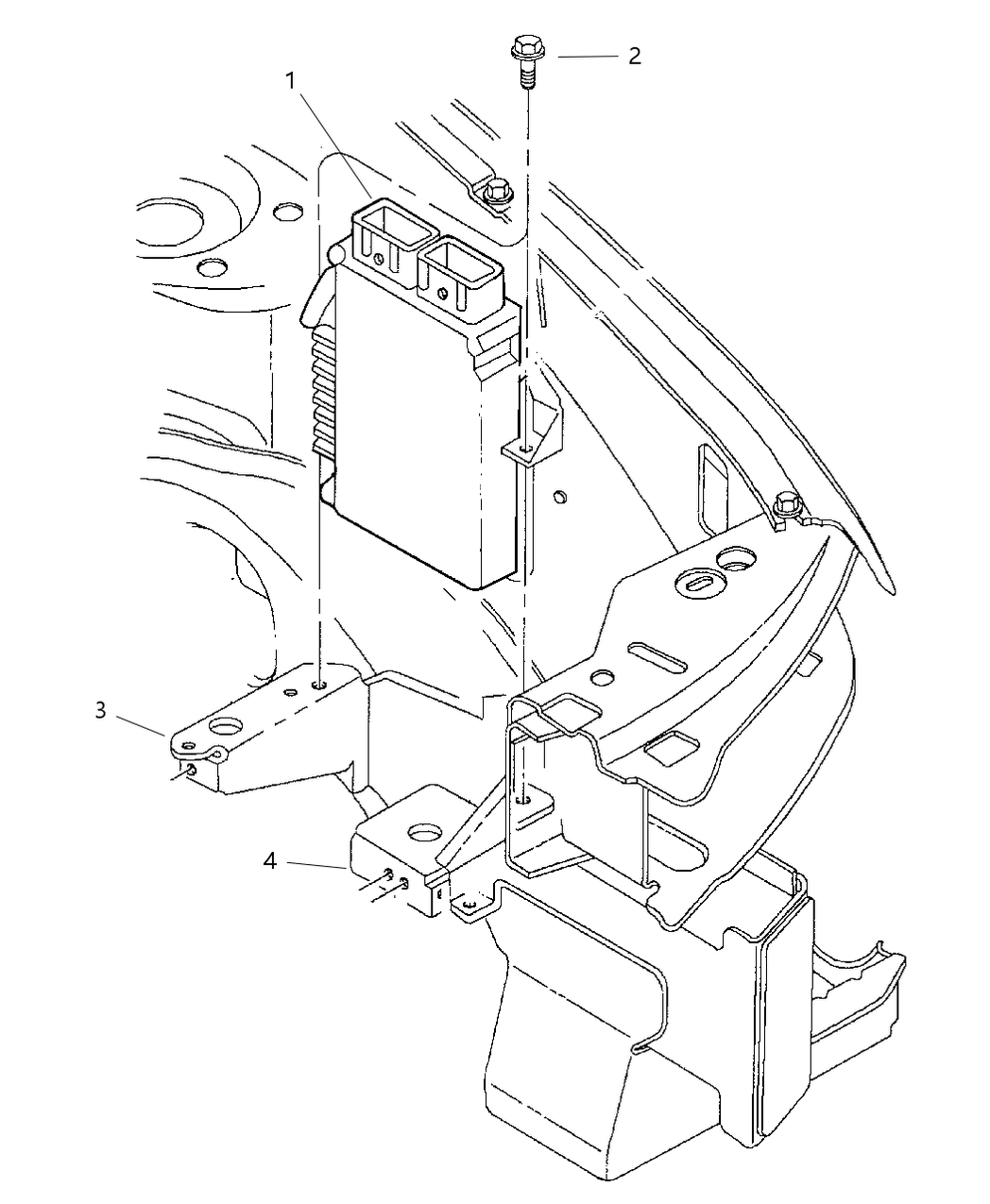 Mopar R4606481AD Engine Controller Module