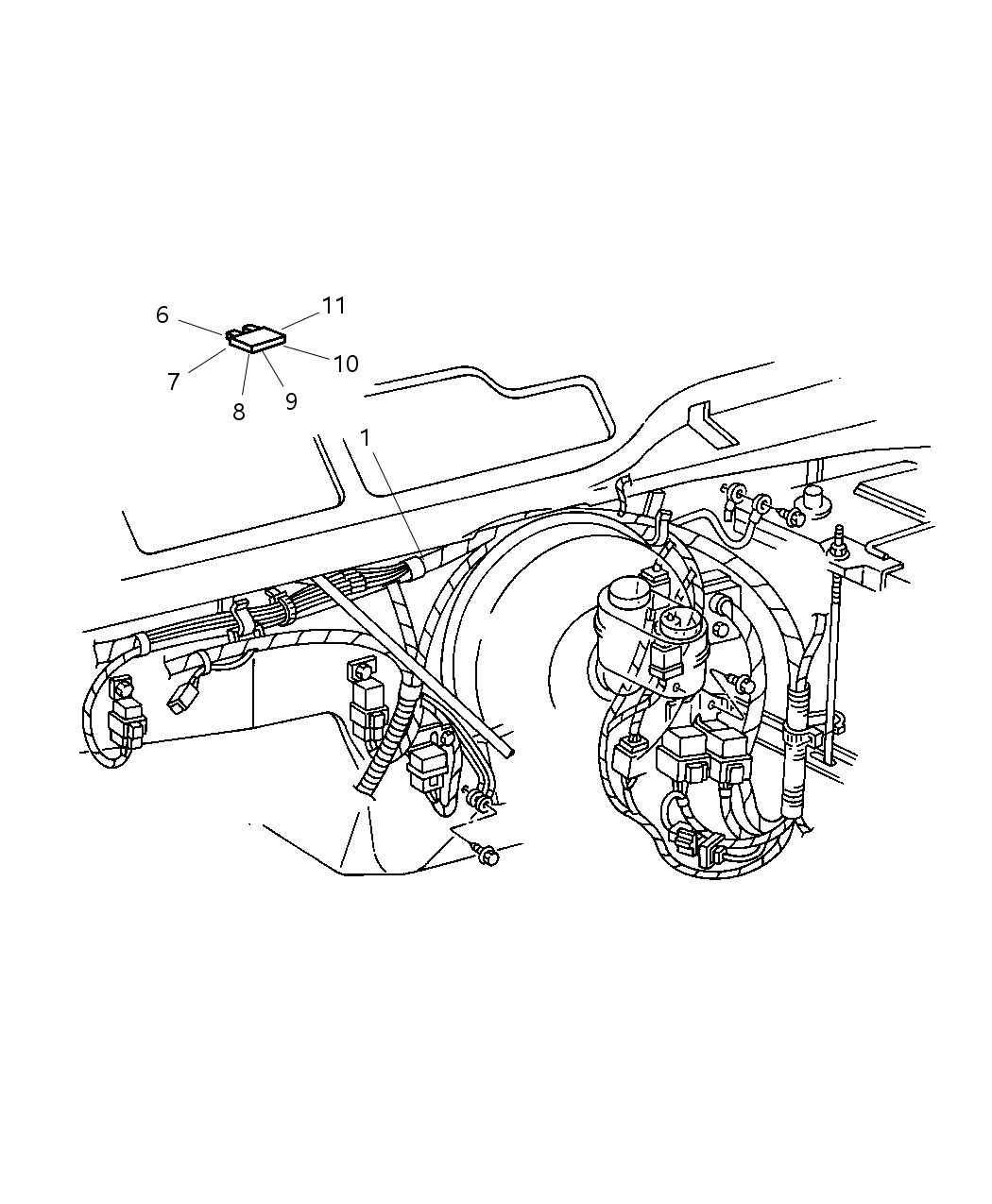 Mopar 56042822AE Wiring-HEADLAMP To Dash