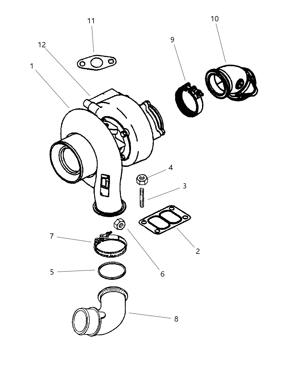 Mopar 5013670AA TURBOCHGR-WASTEGATE