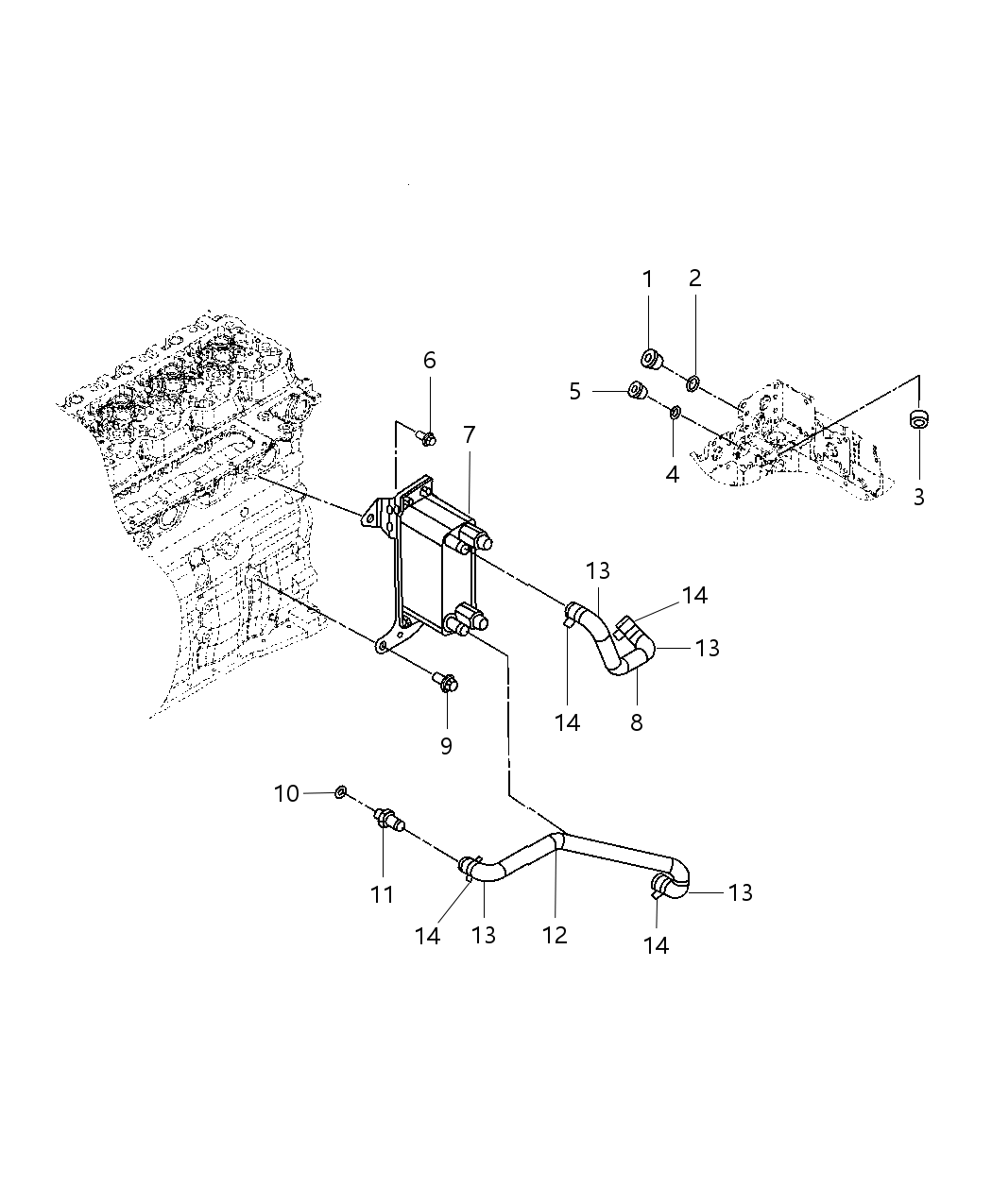 Mopar 5011900AB Clamp-Heater