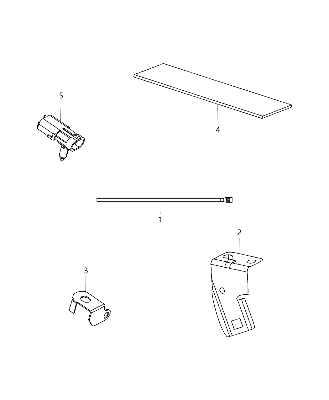 Mopar 68232845AA Wiring-3 Way