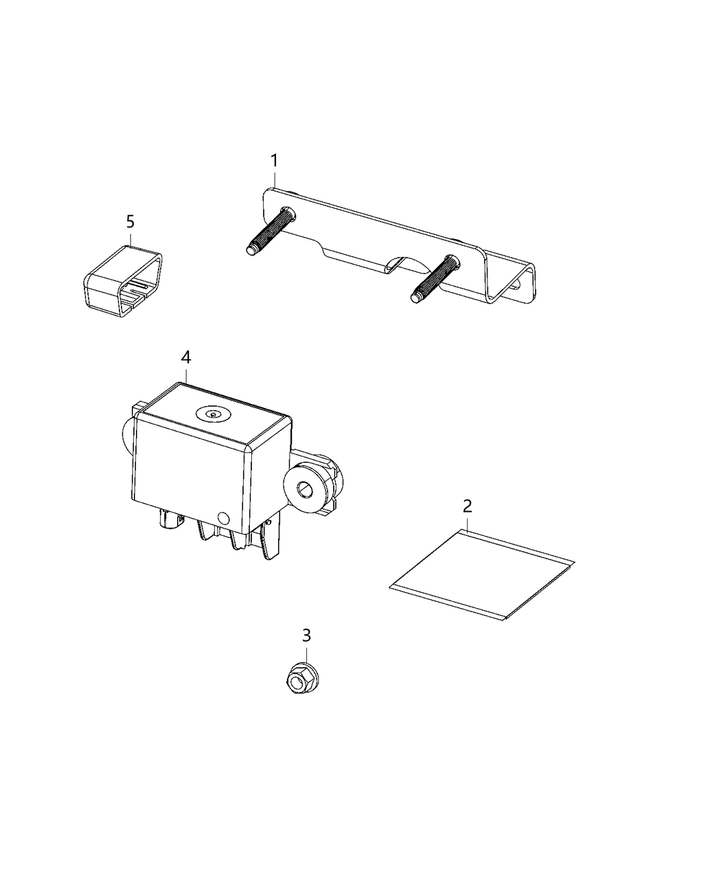 Mopar 68321453AA Bracket-Relay