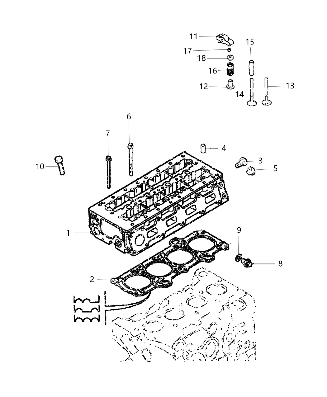 Mopar 68098535AA Gasket-Cylinder Head