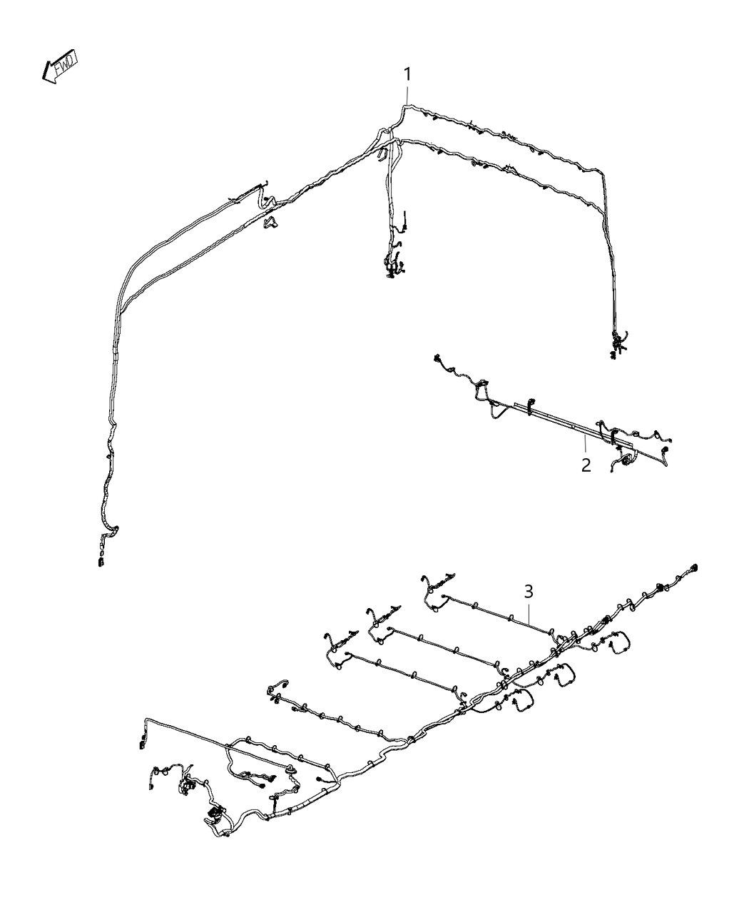 Mopar 68172812AF Wiring-Body Left