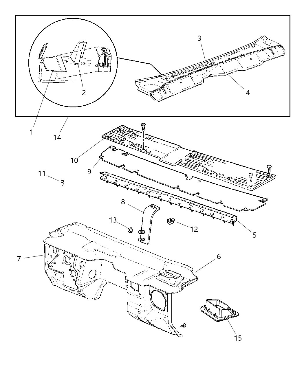 Mopar 55175379AD Panel-Dash