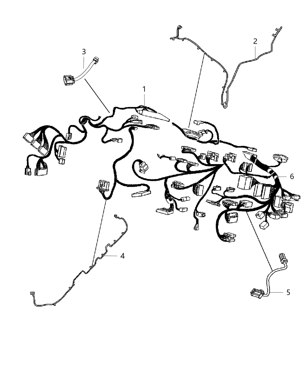 Mopar 68101124AD Wiring-Instrument Panel