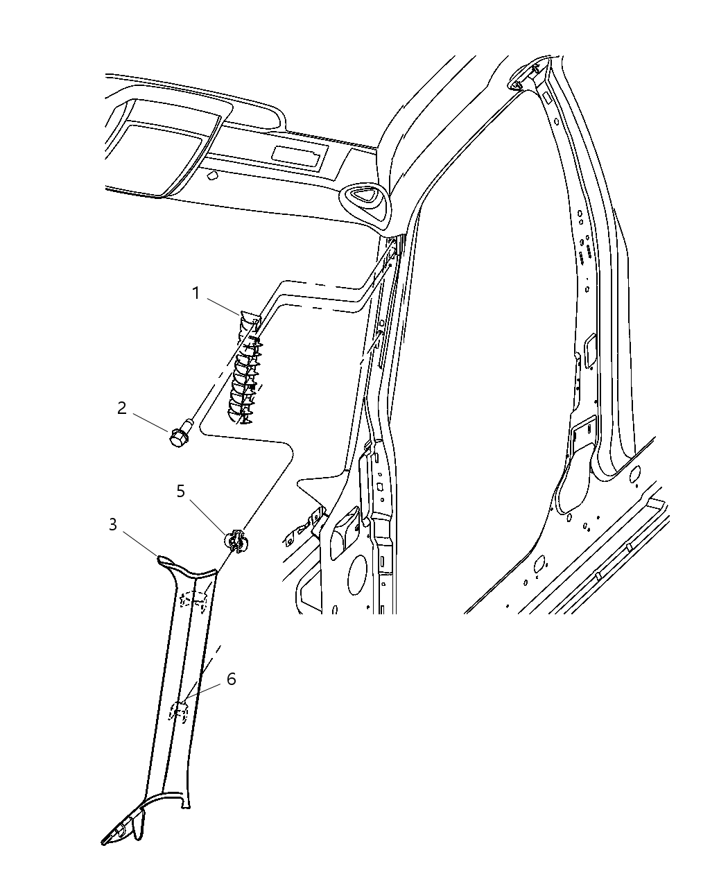 Mopar UM02BDXAE Molding-Windshield