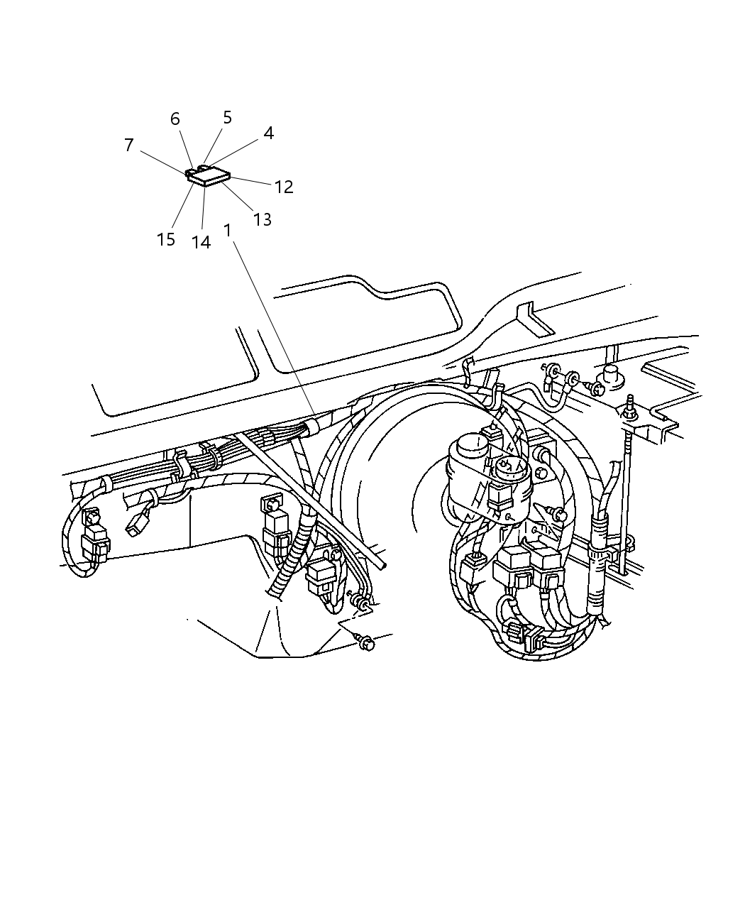 Mopar 56010440AD Wiring-HEADLAMP To Dash