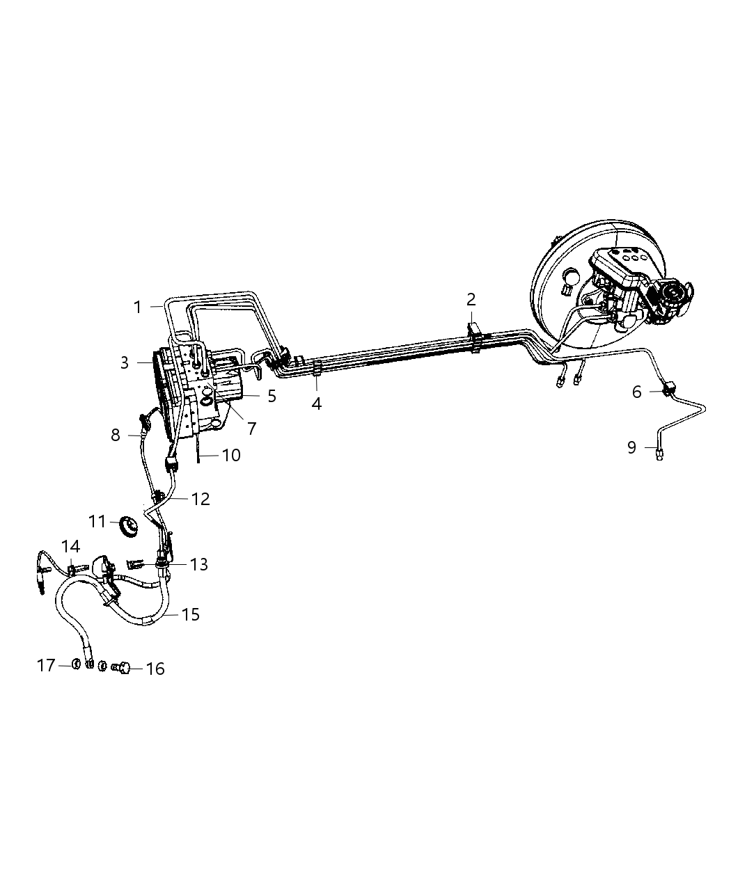 Mopar 5105827AC Line-Brake