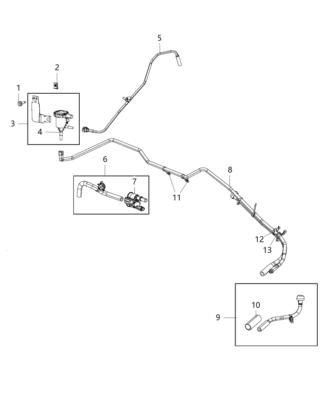 Mopar 5146764AB Harness-Vapor CANISTER PURGE