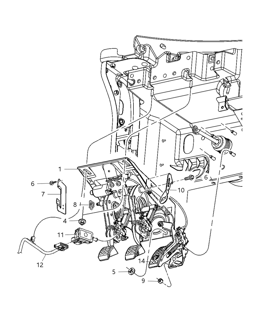 Mopar 5037288AA Cable-Accelerator