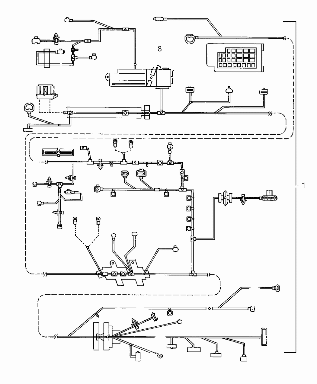 Mopar 4608832AA Wiring Headlamp to Dash