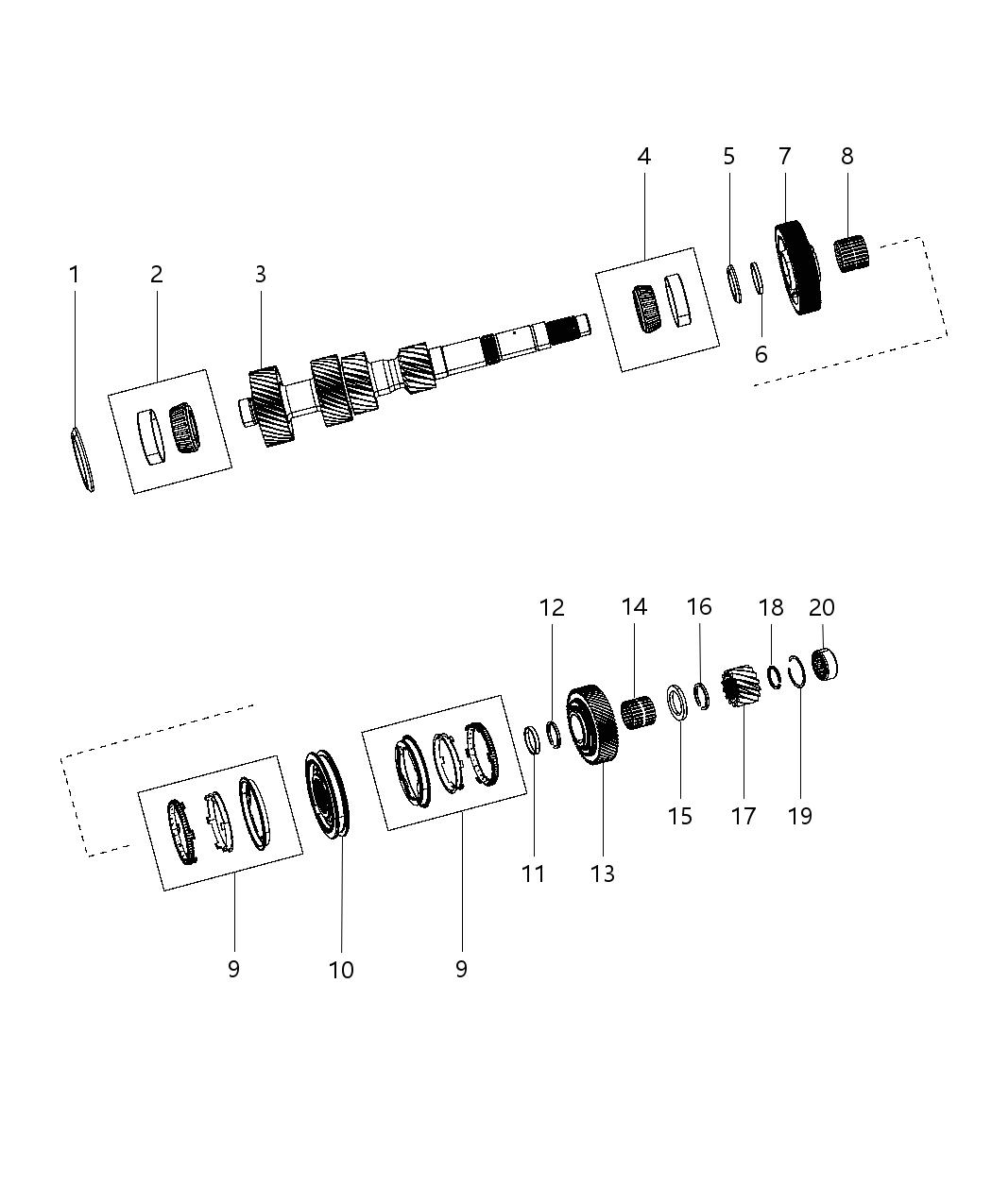 Mopar 68056796AA Gear-Fifth