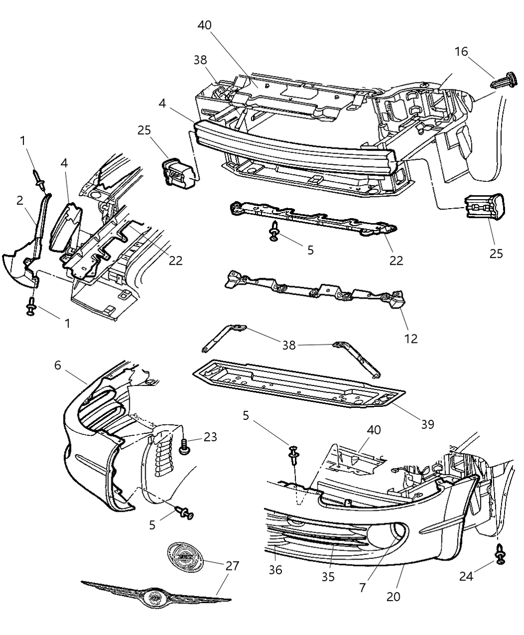 Mopar 4574930AB Bracket-License Plate