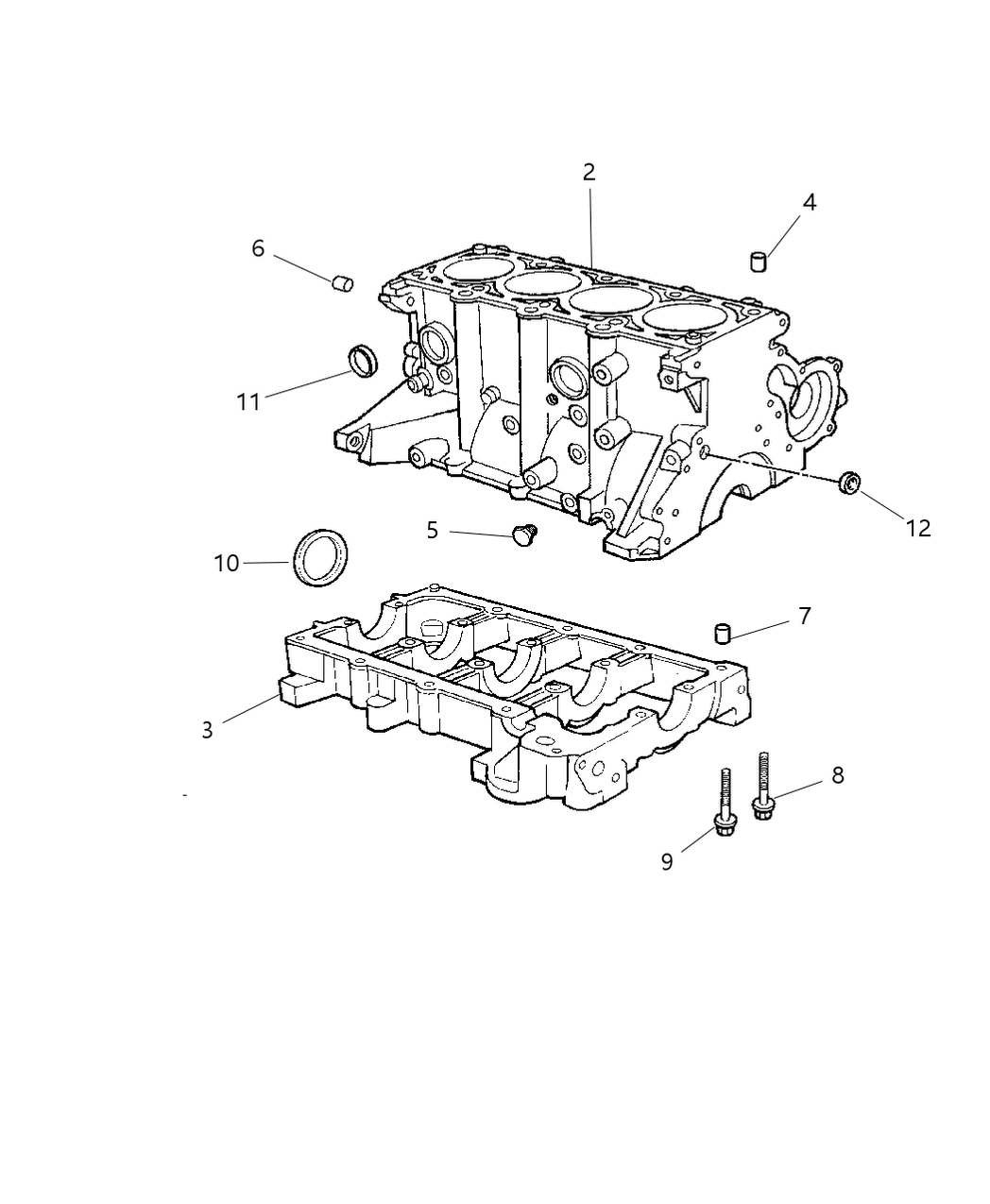 Mopar 82207243 HTR Kit-Engine Block