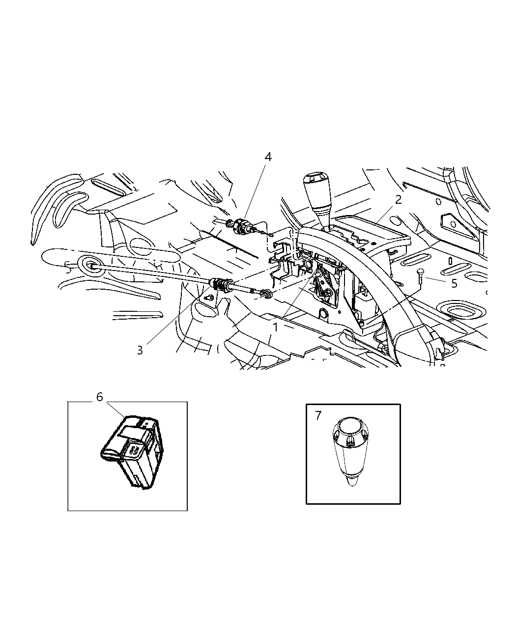 Mopar 52124003AD SHIFTER-SHIFTER