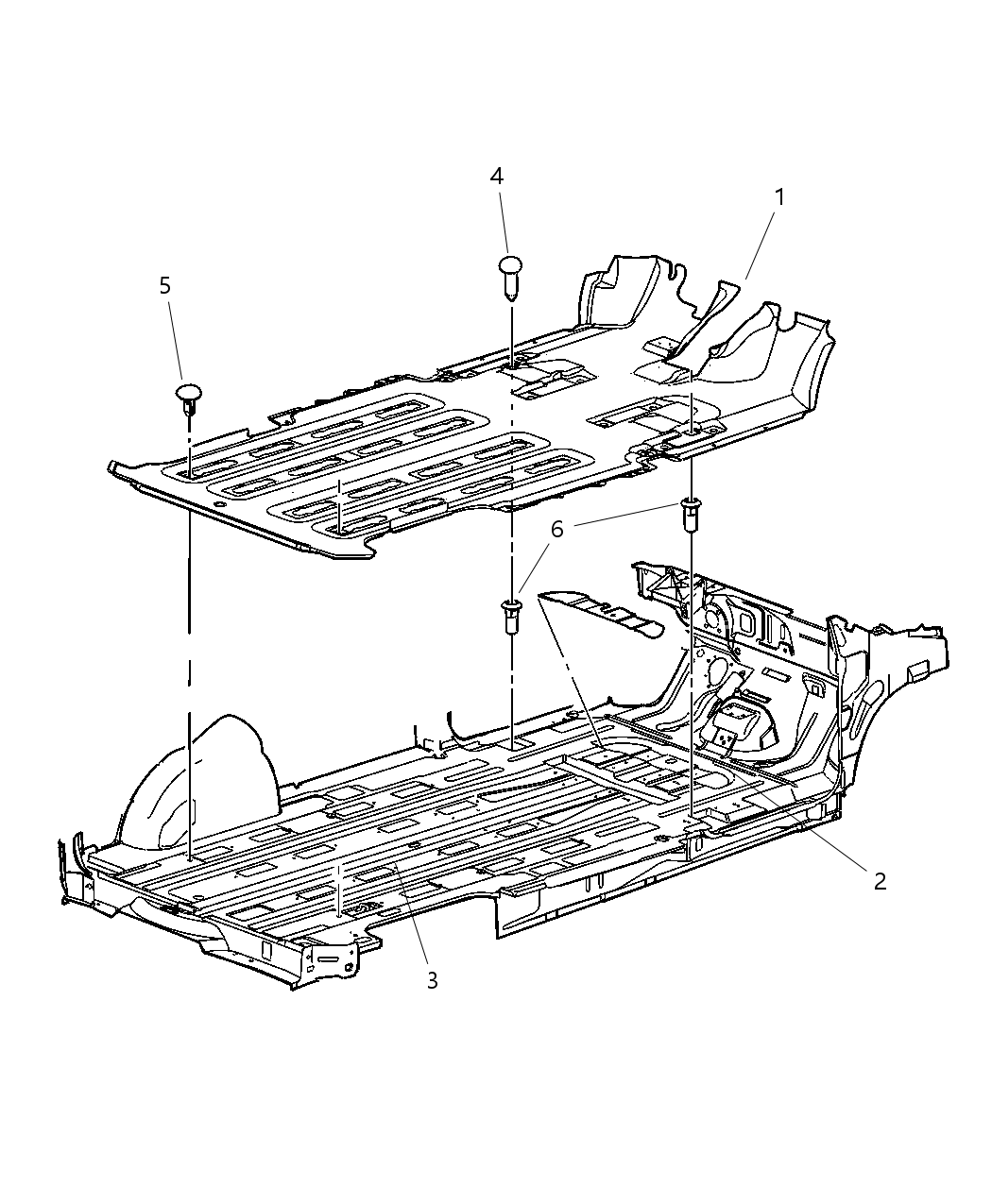 Mopar WA291QLAA Tray-Molded Cargo