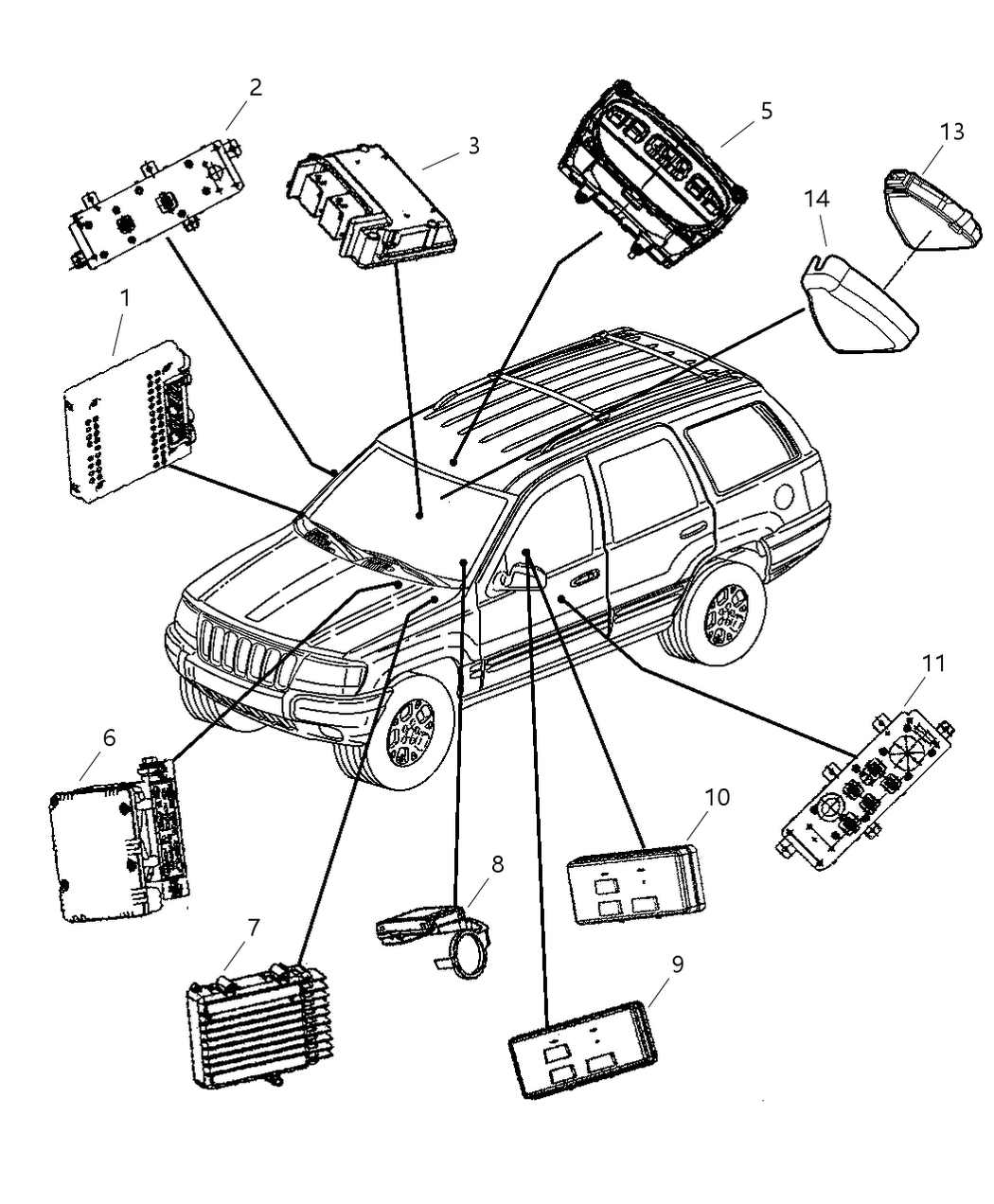 Mopar 56050150AB Module-Heated Seat Control