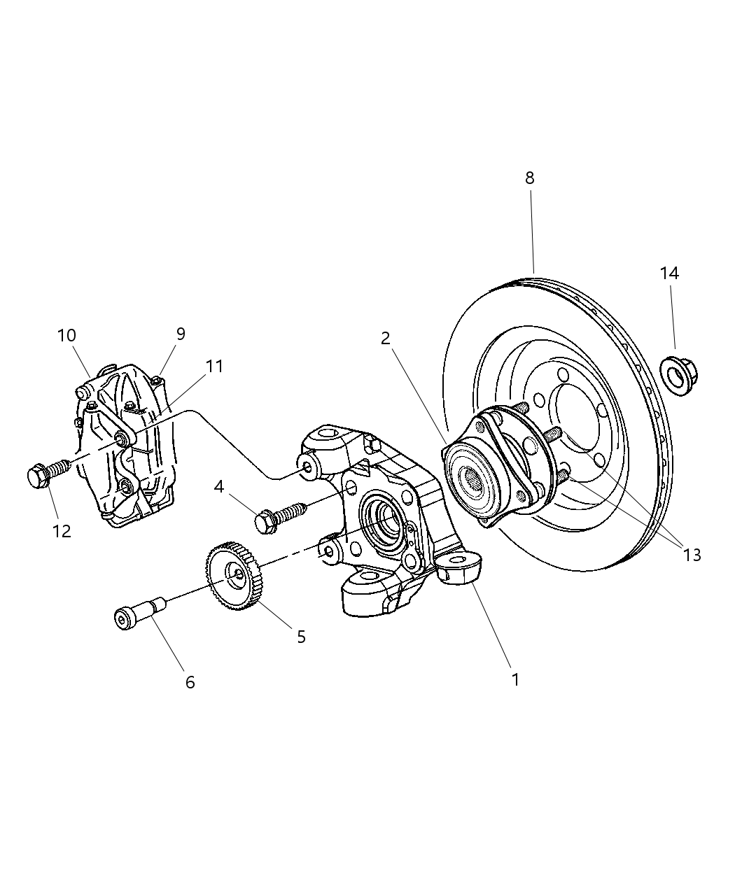 Mopar 4723572 CALIPER-Disc Brake