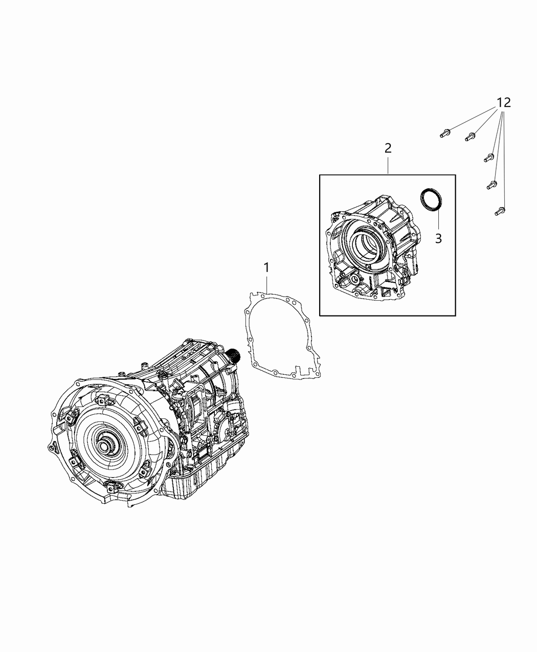 Mopar 68250386AA Adapter-Transmission