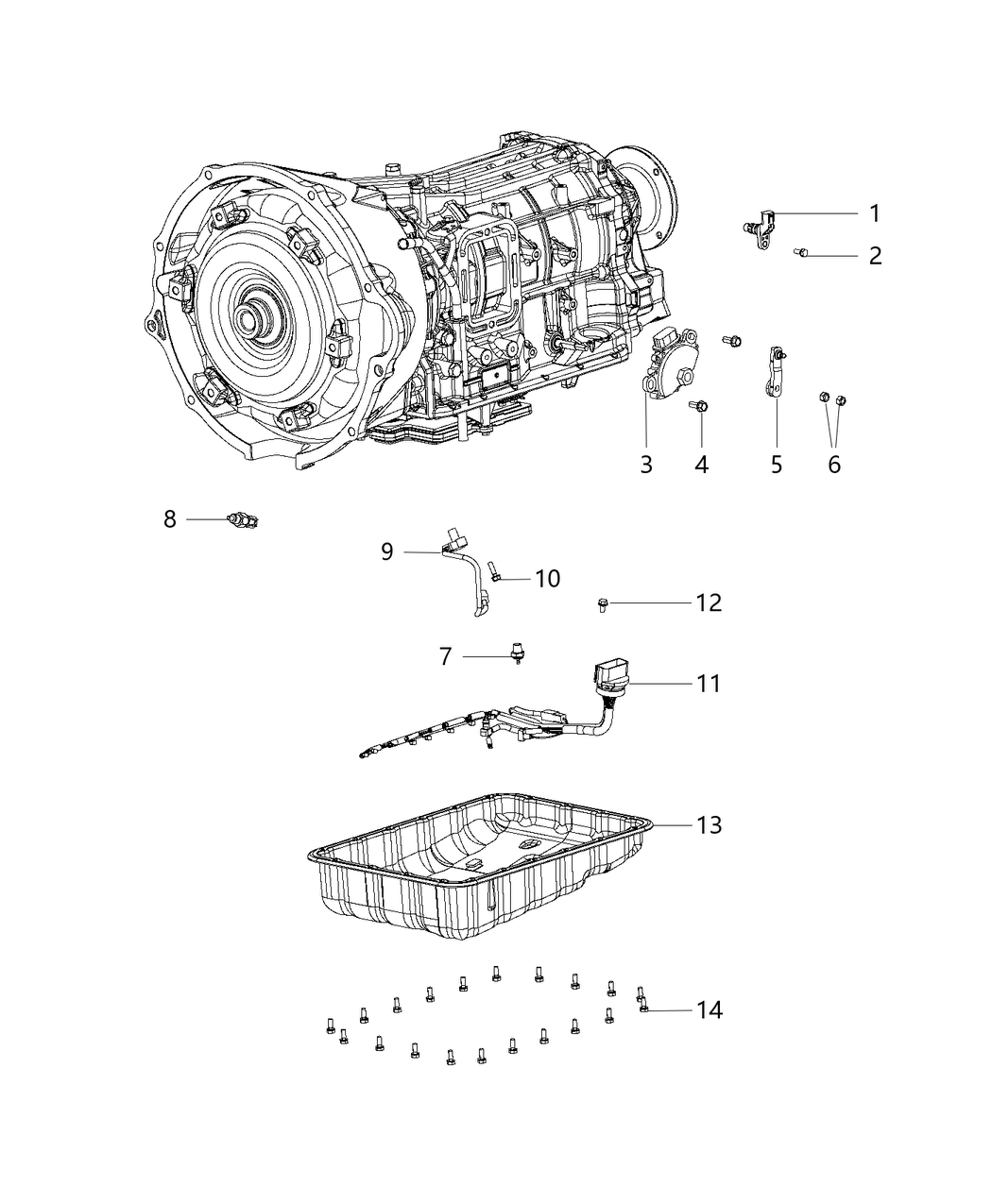 Mopar 68224589AA Bolt-HEXAGON FLANGE Head