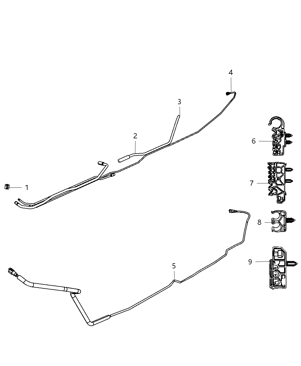 Mopar 52122470AA Tube-Fuel Vapor