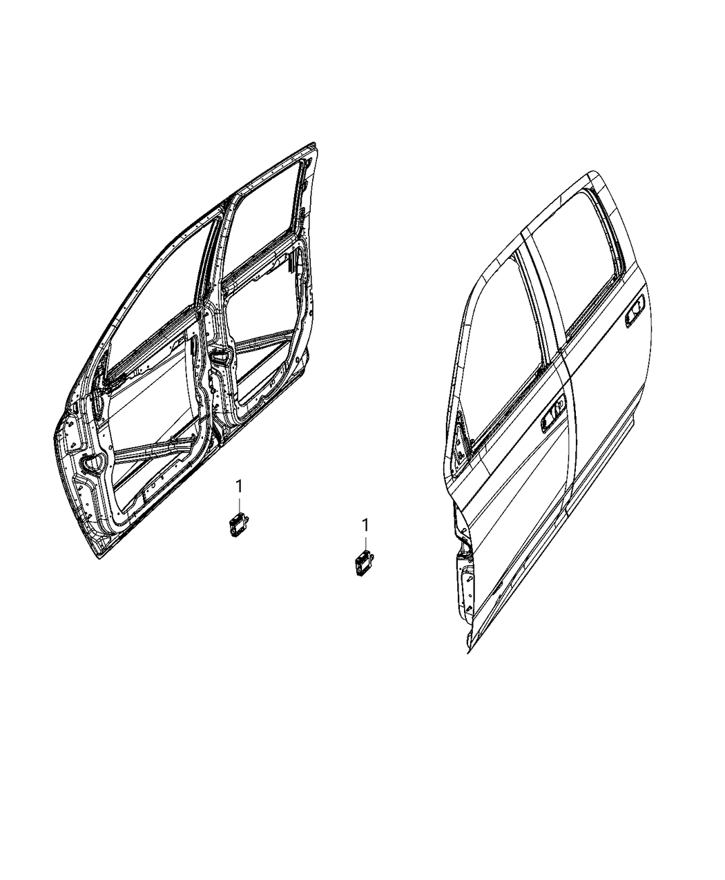 Mopar 68374090AD Door