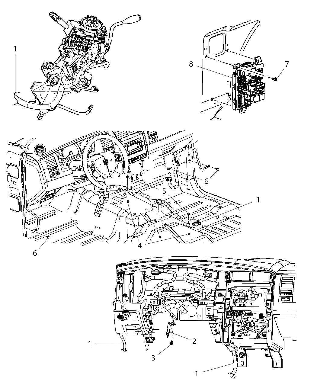 Mopar 56049422AH Wiring-Instrument Panel