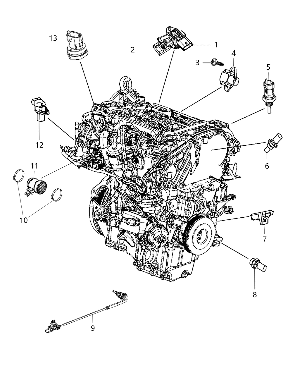 Mopar 68167871AA Sensor-Mass AIRFLOW