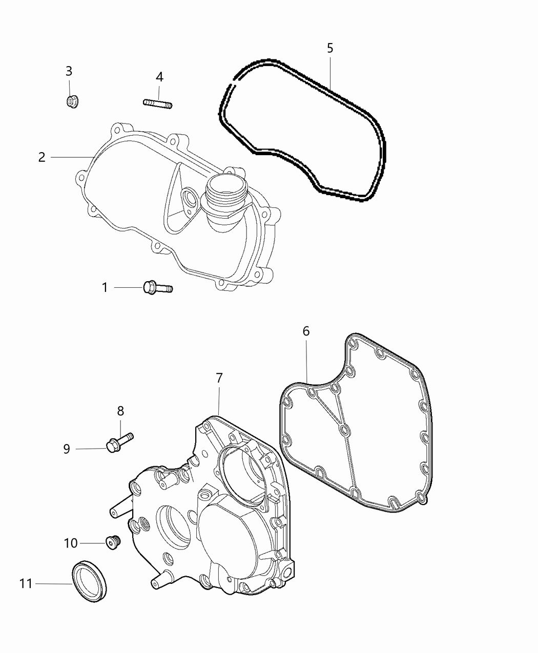 Mopar 68219779AA Bolt-HEXAGON FLANGE Head