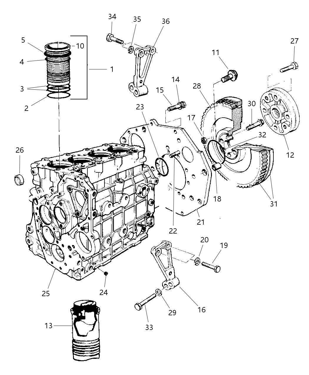 Mopar 4883426AA Flywheel