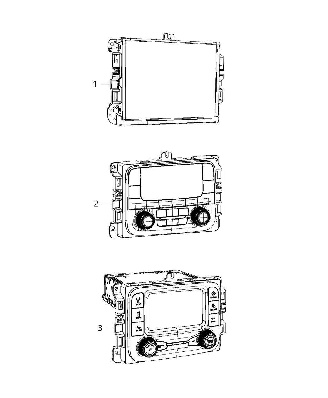 Mopar 68245816AF Radio-Multi Media