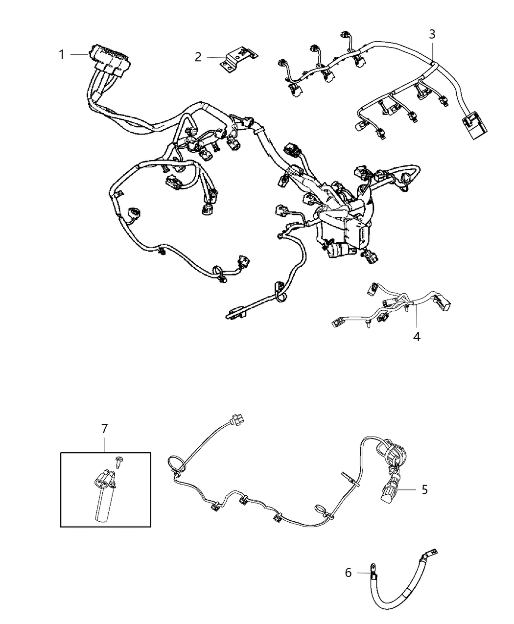 Mopar 68232967AH Wiring-INJECTOR