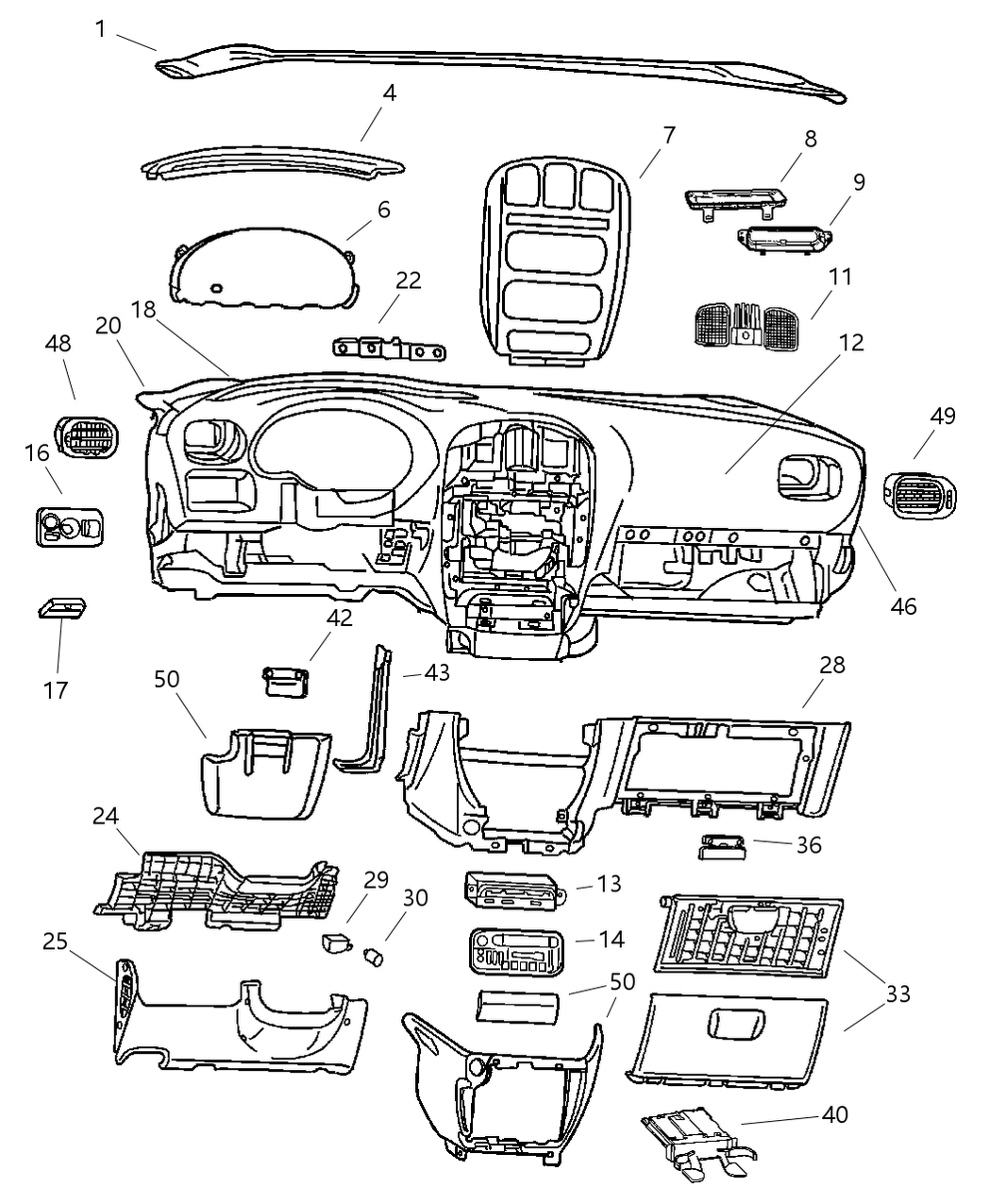 Mopar 6035588 Nut-Snap In