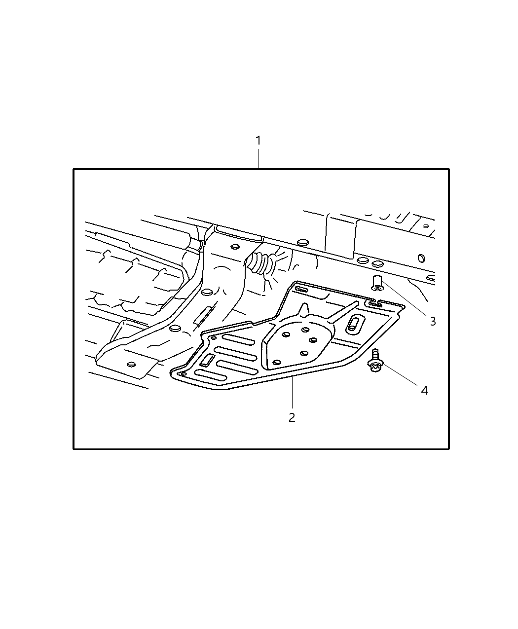 Mopar 82208421 Plate-SKID - Transfer Case