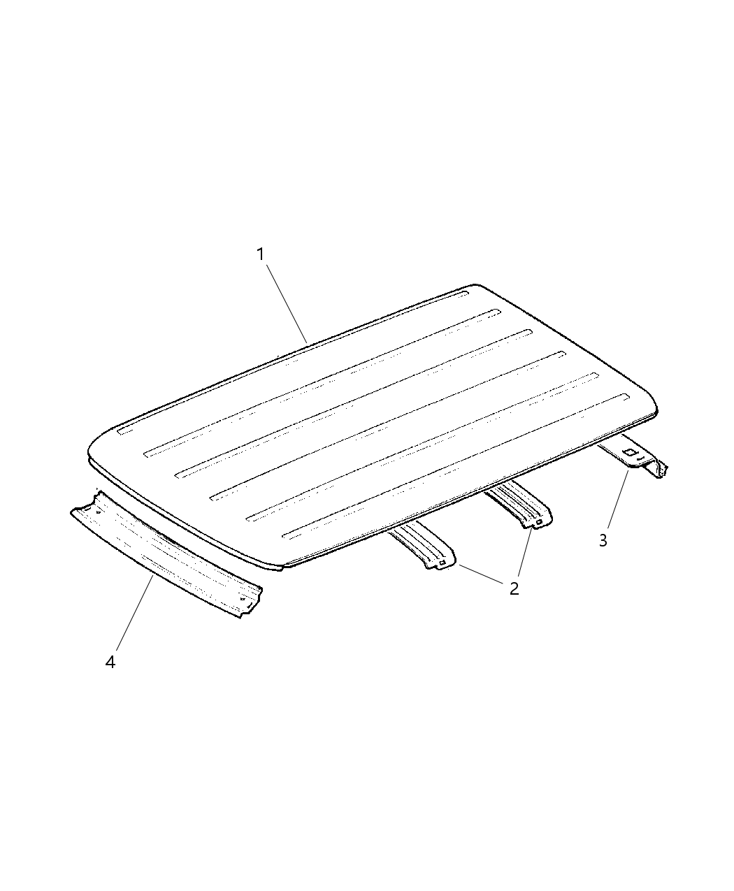 Mopar 55176169AE Panel