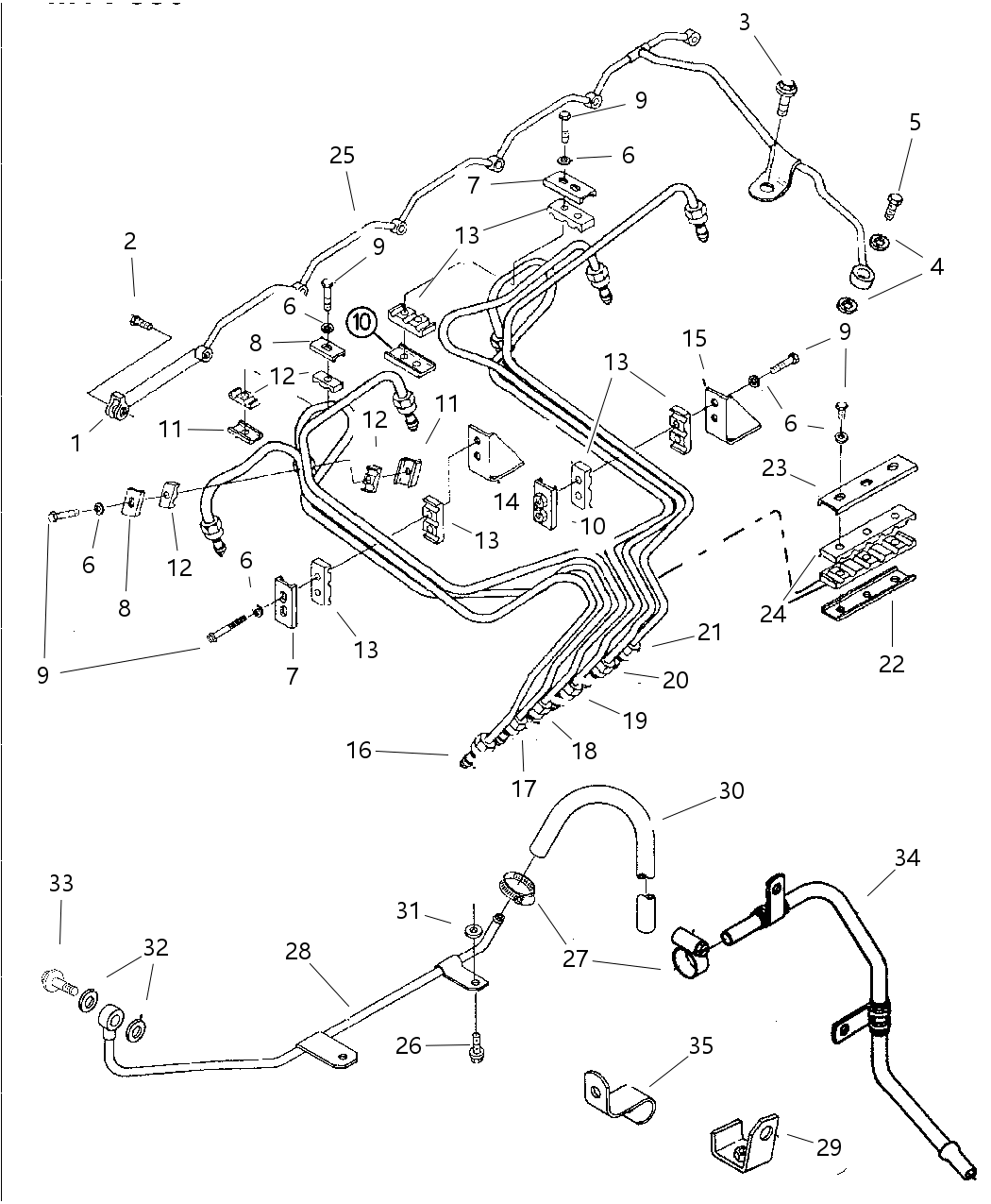 Mopar 5003627AA RETAINER-Hose