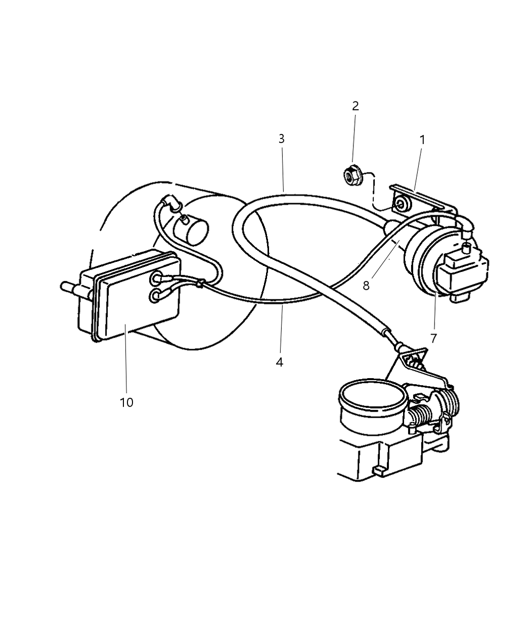 Mopar 4612347 Cable-Speed Control