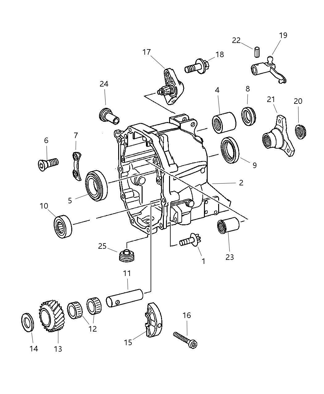 Mopar 5102534AA Extension-Transmission Rear