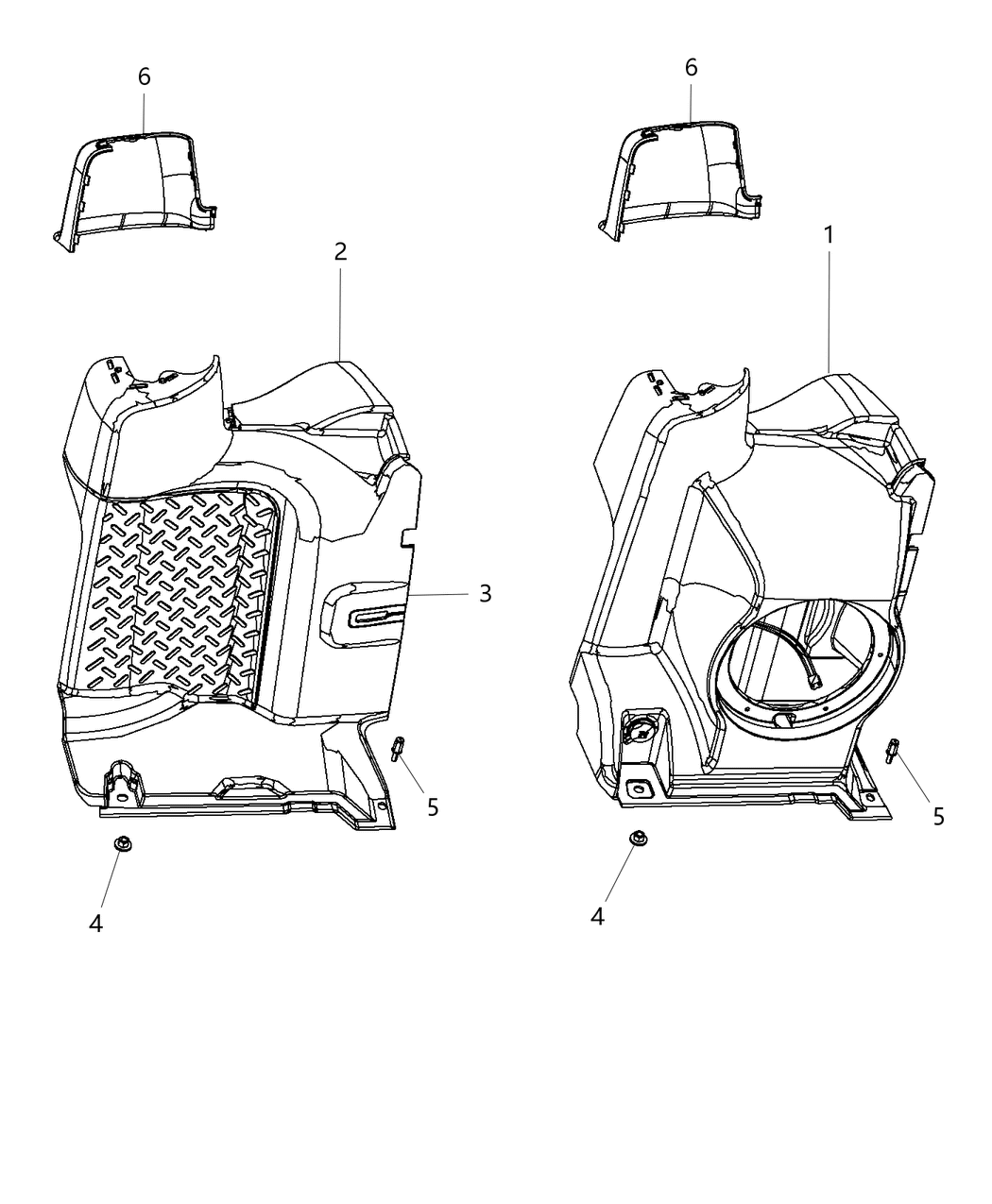 Mopar 1PU16DX9AE Panel-Quarter Trim