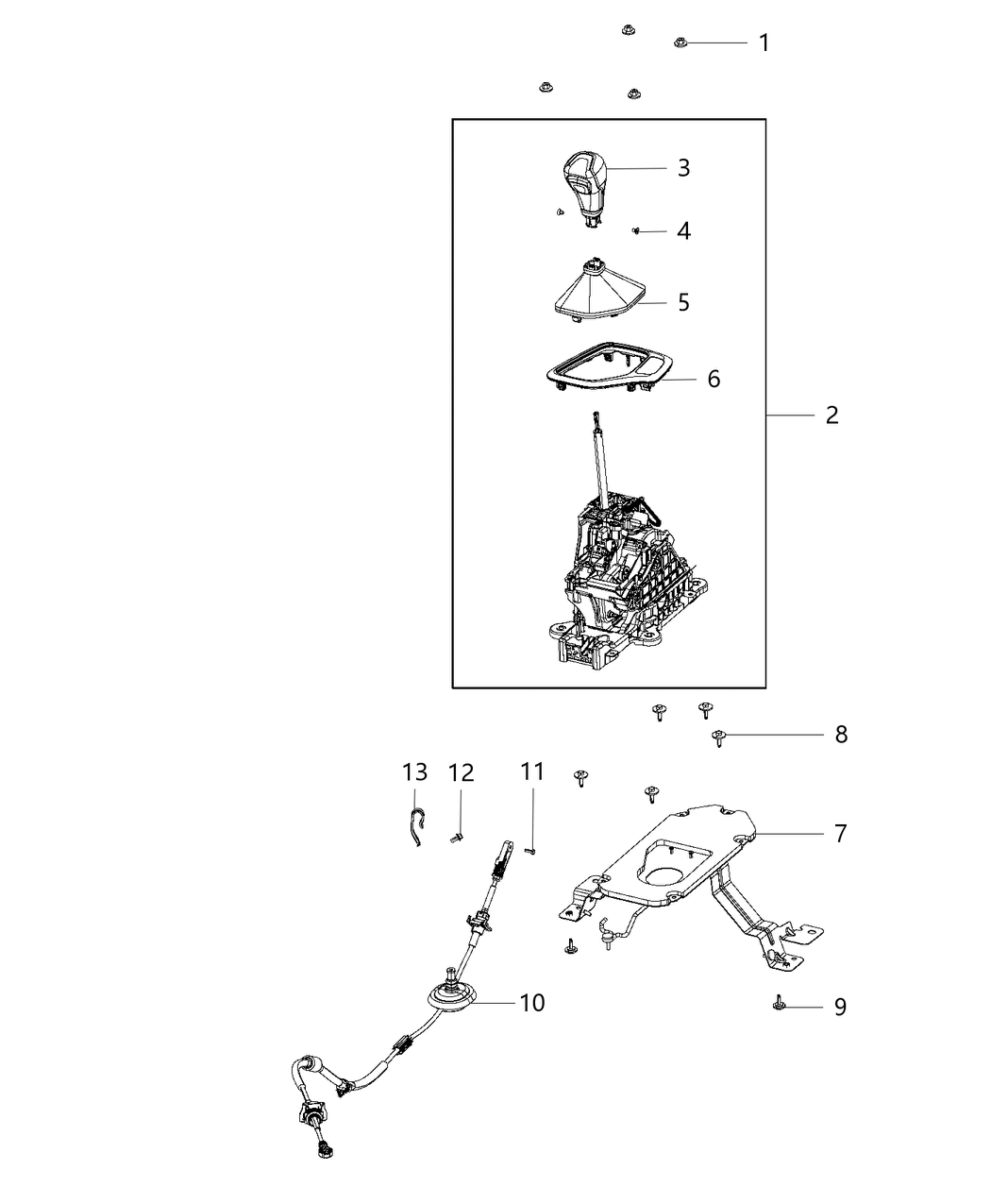 Mopar 6511085AA Bolt-HEXAGON Head