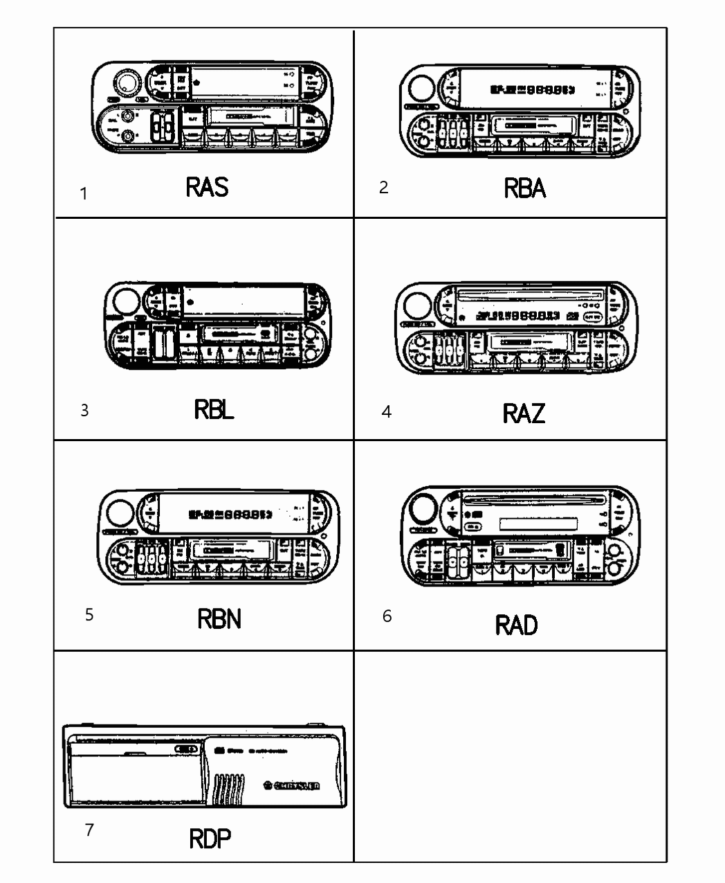 Mopar 4858540AD Radio-AM/FM With Cd And Cassette