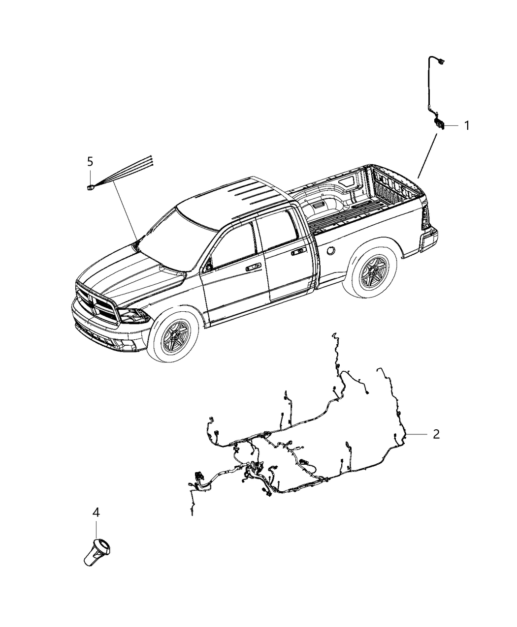 Mopar 68339676AC Wiring-Body