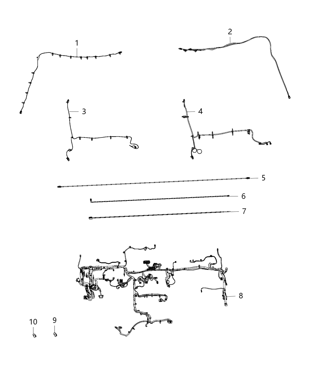 Mopar 68268921AC Wiring-Instrument Panel