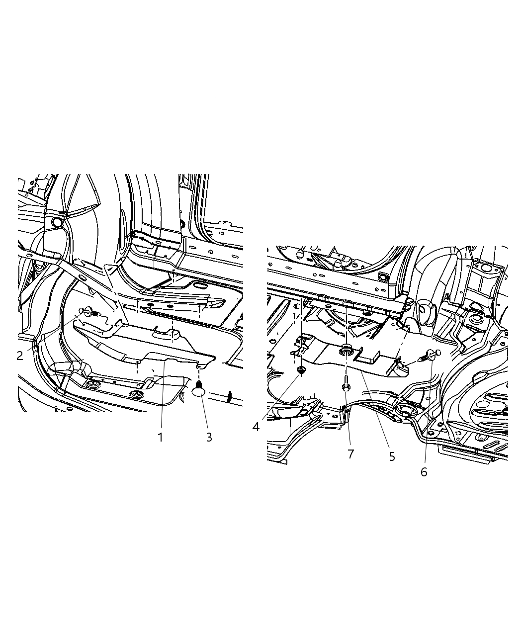 Mopar 4806453AA Shield-Torque Box