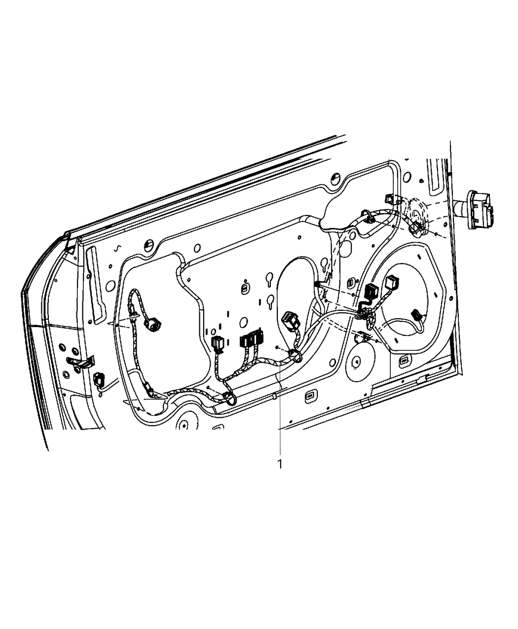 Mopar 68278030AB Wiring-Front Door