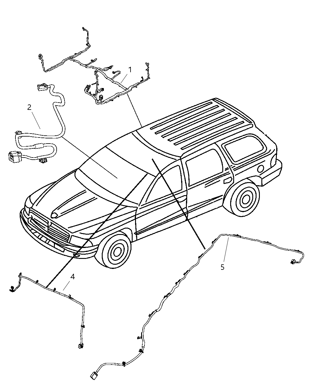 Mopar 55080005AF Wiring-Body