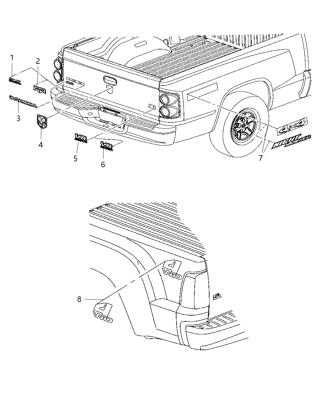 Mopar 55112254AA Decal