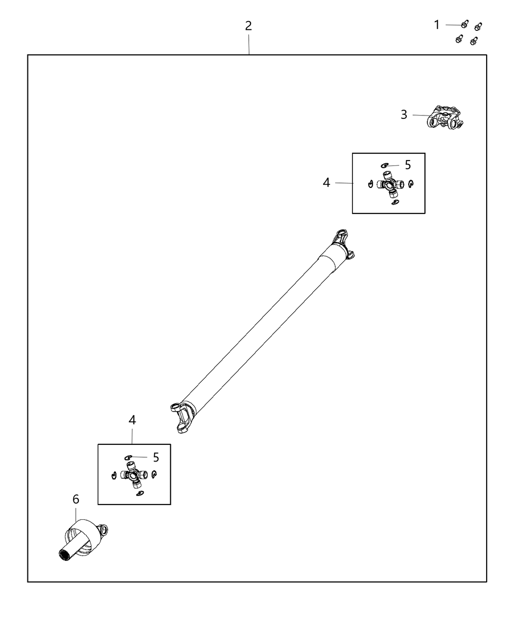 Mopar 68206267AA YOKE-Drive Shaft